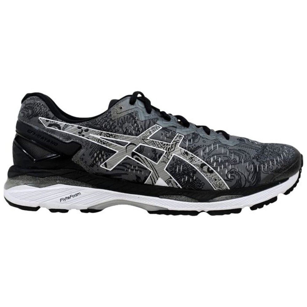 ASICS GEL-Kayano 23 Lite-Show Men's Size 8 Carbon Silver Reflective Running Shoe